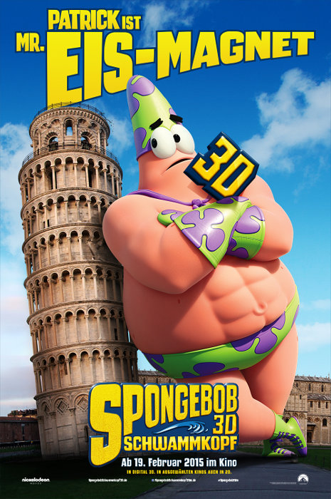 Plakat zum Film: Spongebob Schwammkopf 3D