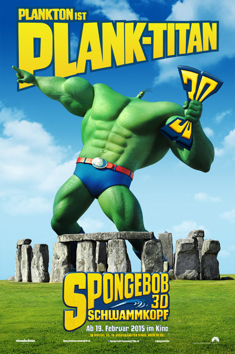 Plakat zum Film: Spongebob Schwammkopf 3D