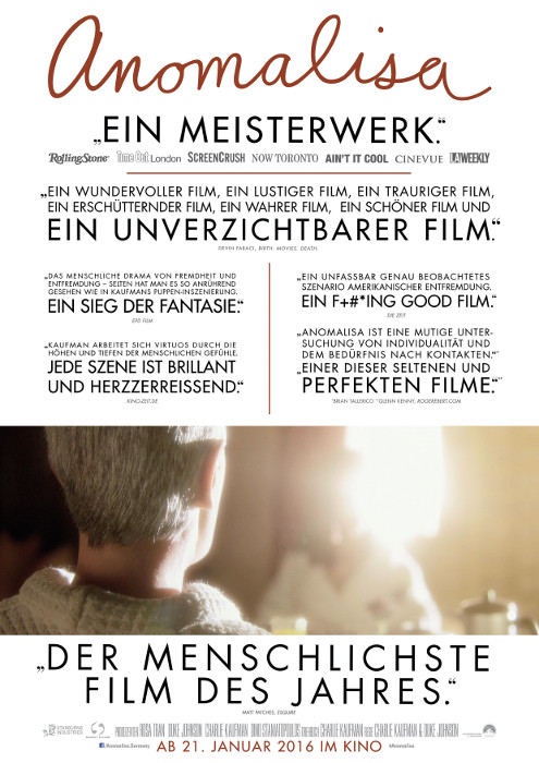 Plakat zum Film: Anomalisa