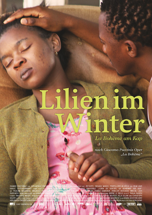 Plakat zum Film: Lilien im Winter - La Boheme am Kap