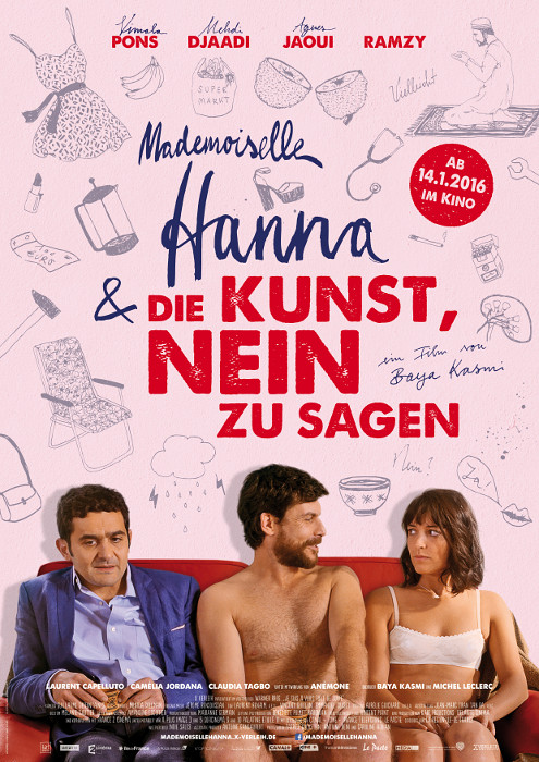 Plakat zum Film: Mademoiselle Hanna une die Kunst nein zu sagen