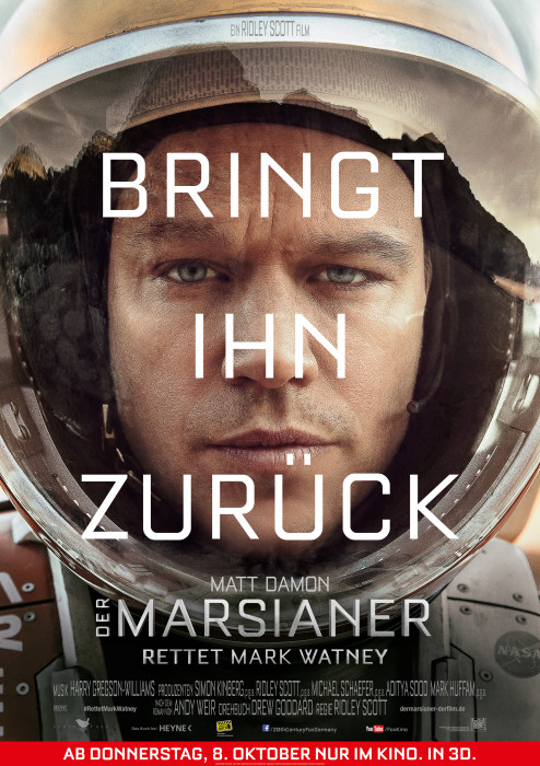 Plakat zum Film: Marsianer, Der - Rettet Mark Watney