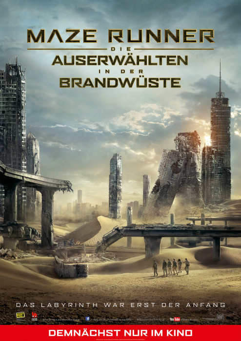 Plakat zum Film: Maze Runner - Die Auserwählten in der Brandwüste