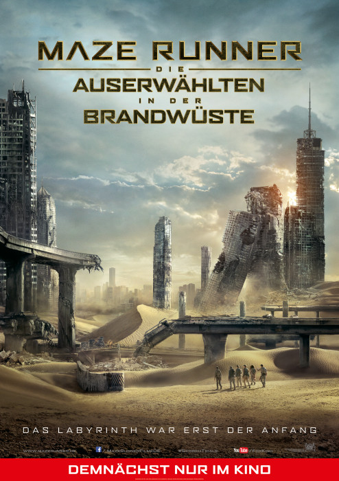 Plakat zum Film: Maze Runner - Die Auserwählten in der Brandwüste