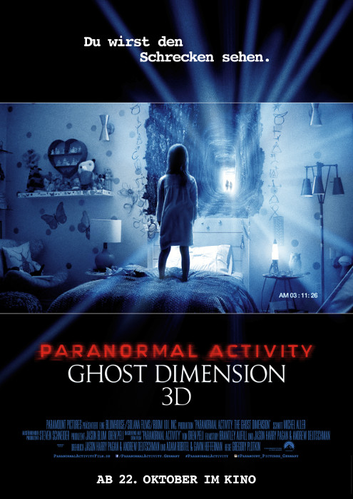 Plakat zum Film: Paranormal Activity - Ghost Dimension