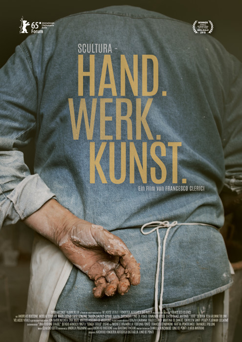 Plakat zum Film: Scultura - Hand. Werk. Kunst.
