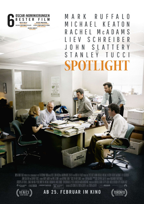 Plakat zum Film: Spotlight