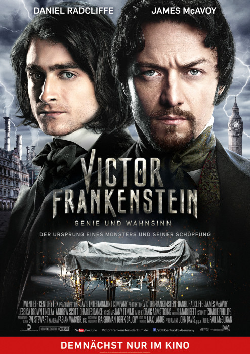 Plakat zum Film: Victor Frankenstein - Genie und Wahnsinn