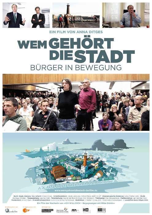 Plakat zum Film: Wem gehört die Stadt - Bürger in Bewegung