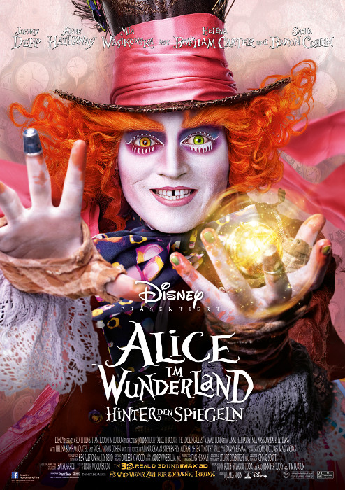 Filmplakat: Alice im Wunderland: Hinter den Spiegeln (2016 ...