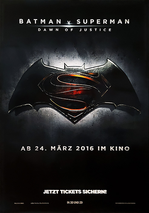 Plakat zum Film: Batman v Superman - Dawn of Justice