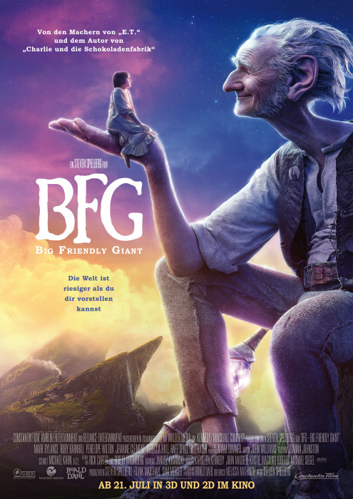 Plakat zum Film: BFG - Big Friendly Giant