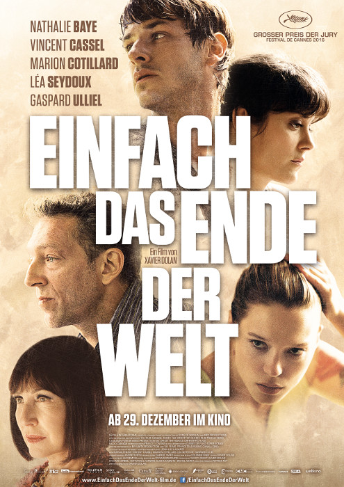 Plakat zum Film: Einfach das Ende der Welt