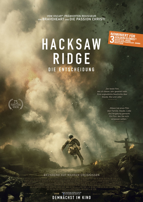 Plakat zum Film: Hacksaw Ridge - Die Entscheidung