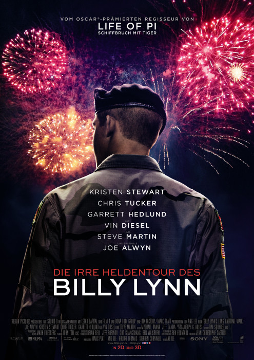Plakat zum Film: irre Heldentour des Billy Lynn, Die
