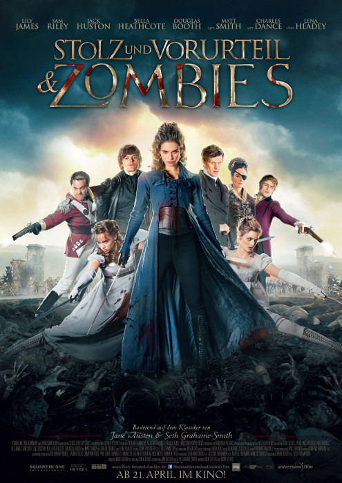 Plakat zum Film: Stolz und Vorurteil und Zombies