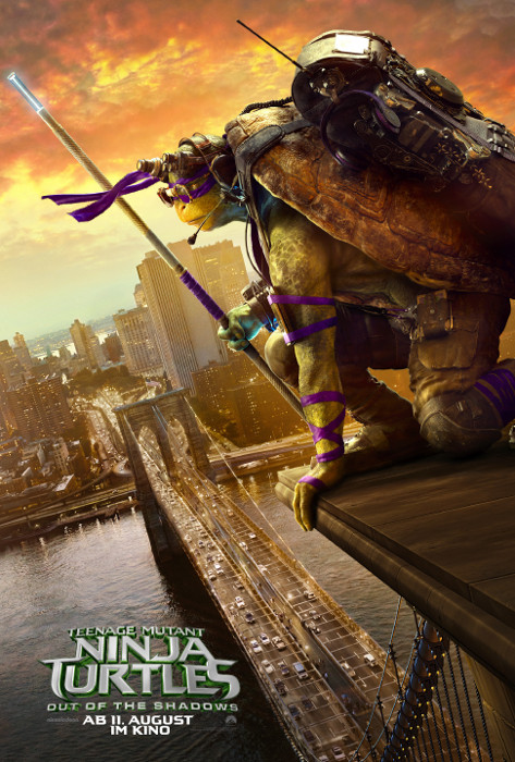 Plakat zum Film: Teenage Mutant Ninja Turtles - Out of the Shadows