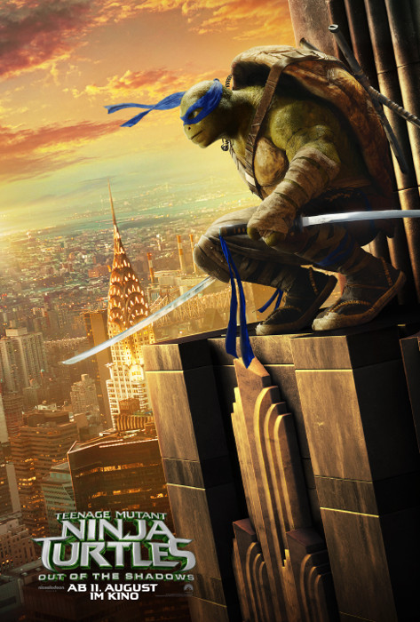 Plakat zum Film: Teenage Mutant Ninja Turtles - Out of the Shadows