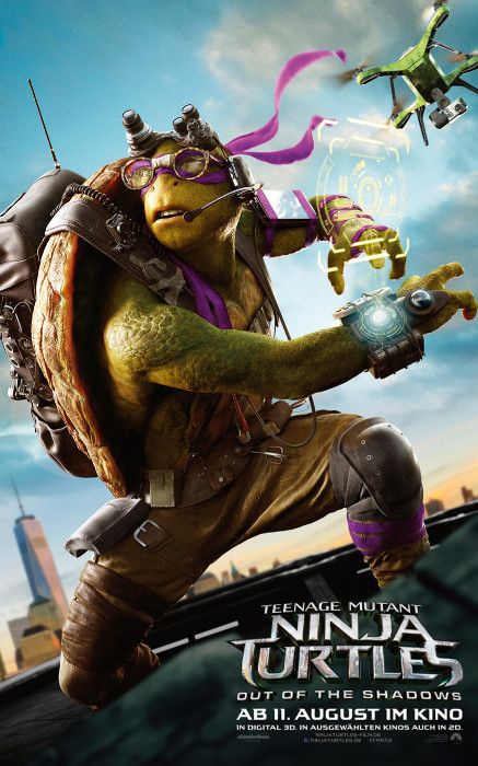 Plakat zum Film: Teenage Mutant Ninja Turtles - Out of the Shadows