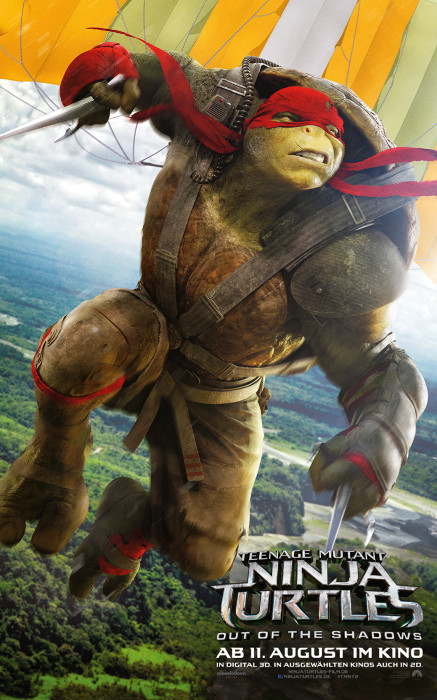 Plakat zum Film: Teenage Mutant Ninja Turtles - Out of the Shadows