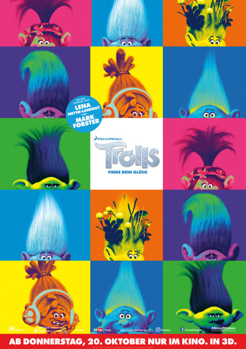 Plakat zum Film: Trolls - Finde dein Glück