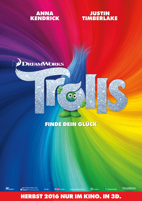 Plakat zum Film: Trolls - Finde dein Glück