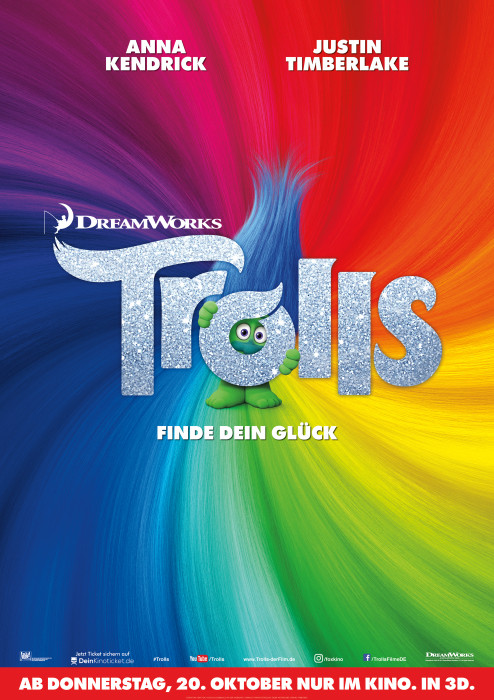 Plakat zum Film: Trolls - Finde dein Glück