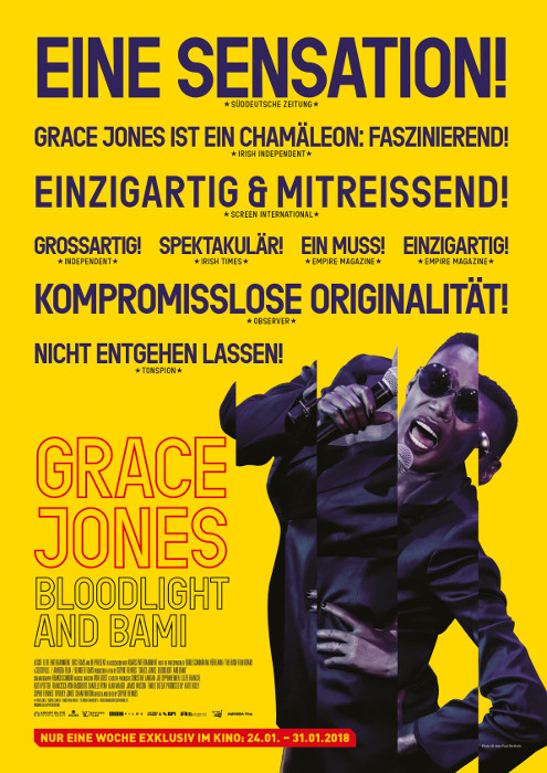 Plakat zum Film: Grace Jones: Bloodlight and Bami - Das Leben einer Ikone