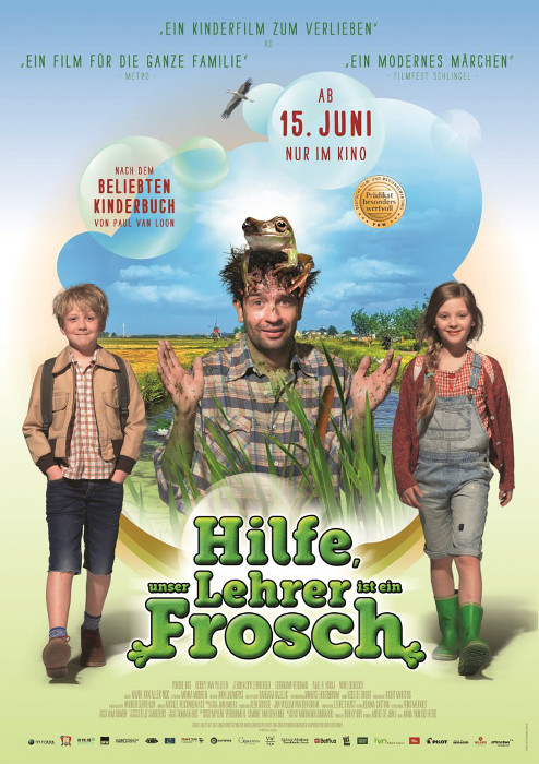 Plakat zum Film: Hilfe, unser Lehrer ist ein Frosch