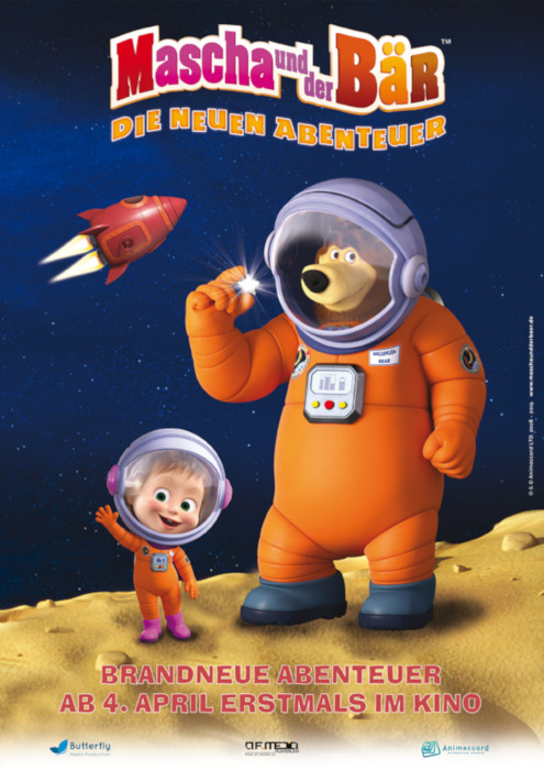 Plakat zum Film: Mascha und der Bär - Die neuen Abenteuer