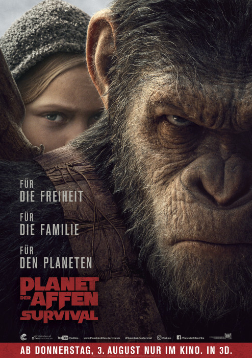 Plakat zum Film: Planet der Affen: Survival