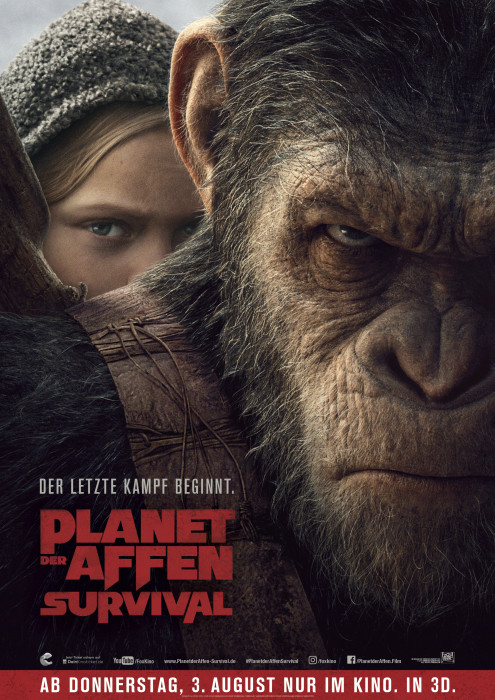 Plakat zum Film: Planet der Affen: Survival