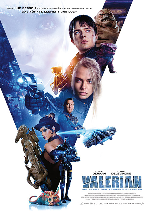 Plakat zum Film: Valerian und die Stadt der tausend Planeten