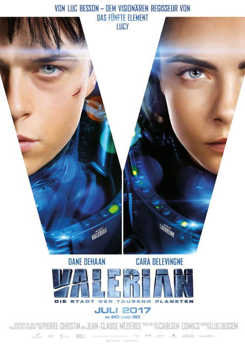 Plakat zum Film: Valerian und die Stadt der tausend Planeten