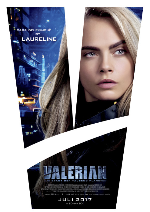 Plakat zum Film: Valerian und die Stadt der tausend Planeten