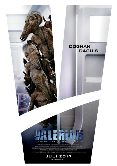 Plakat zum Film: Valerian und die Stadt der tausend Planeten