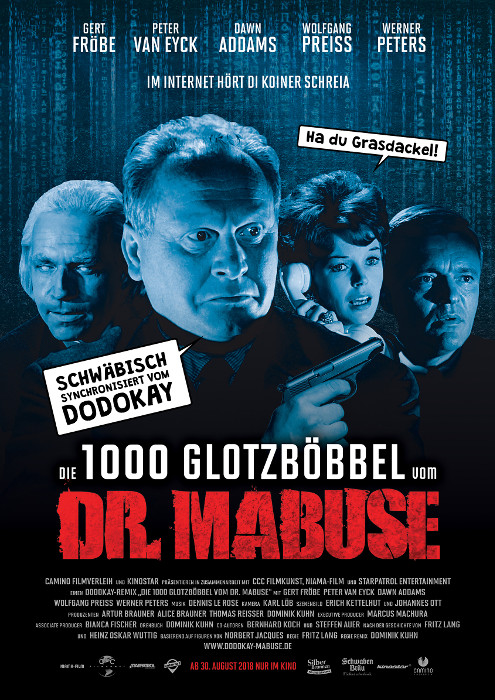 Plakat zum Film: 1000 Glotzböbbel vom Dr. Mabuse, Die