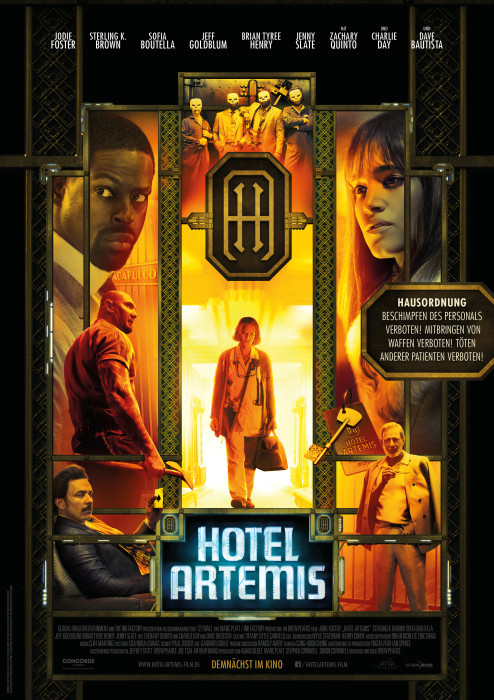 Plakat zum Film: Hotel Artemis