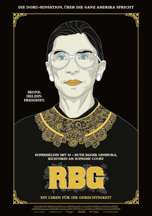 Plakat zum Film: RBG - Ein Leben für die Gerechtigkeit