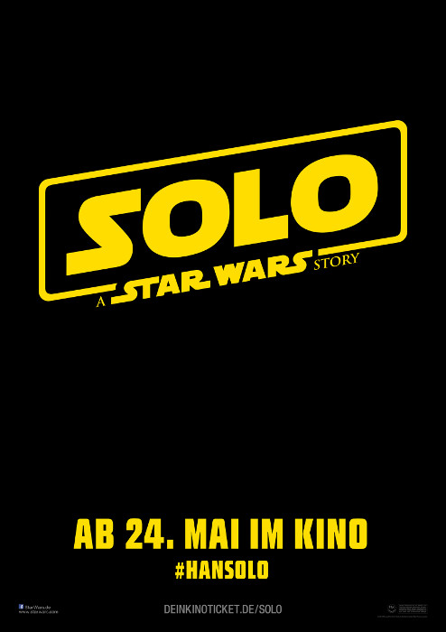 Plakat zum Film: Solo: A Star Wars Story