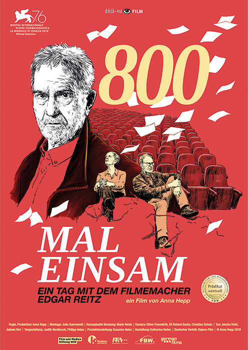 Plakat zum Film: 800 Mal Einsam - ein Tag mit dem Filmemacher Edgar Reitz