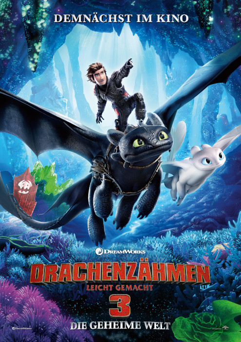 Plakat zum Film: Drachenzähmen leicht gemacht 3 - Die geheime Welt