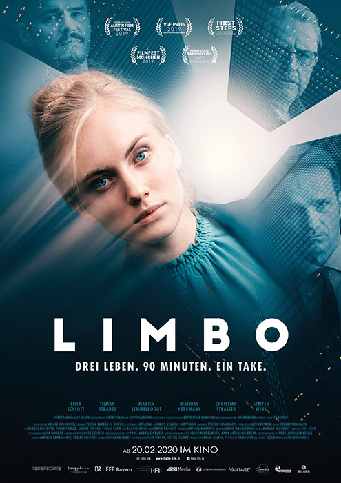 Plakat zum Film: Limbo - Drei Leben. 90 Minuten. Ein Take.