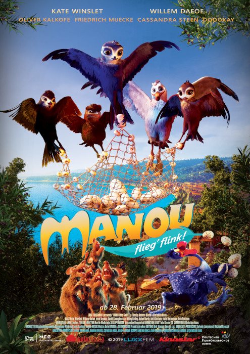 Plakat zum Film: Manou, flieg' fink!