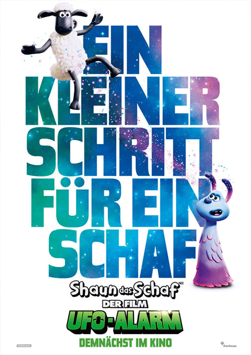 Plakat zum Film: Shaun das Schaf - Der Film: UFO-Alarm