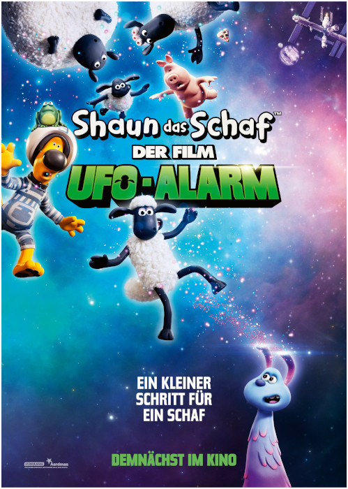 Plakat zum Film: Shaun das Schaf - Der Film: UFO-Alarm