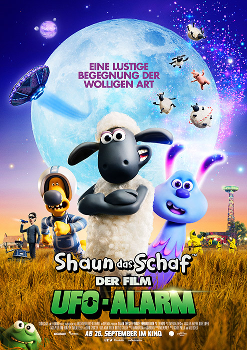 Plakat zum Film: Shaun das Schaf - Der Film: UFO-Alarm