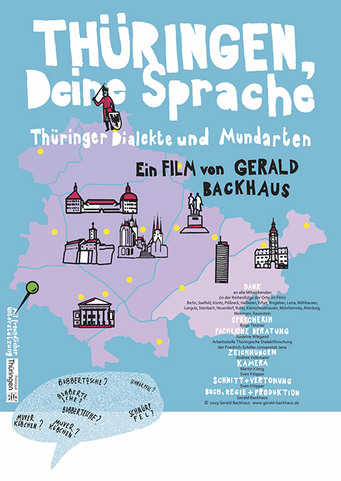Plakat zum Film: Thüringen, deine Sprache