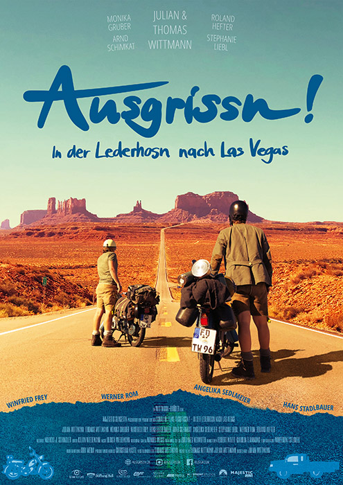 Plakat zum Film: Ausgrissn! - In der Lederhosn nach Las Vegas