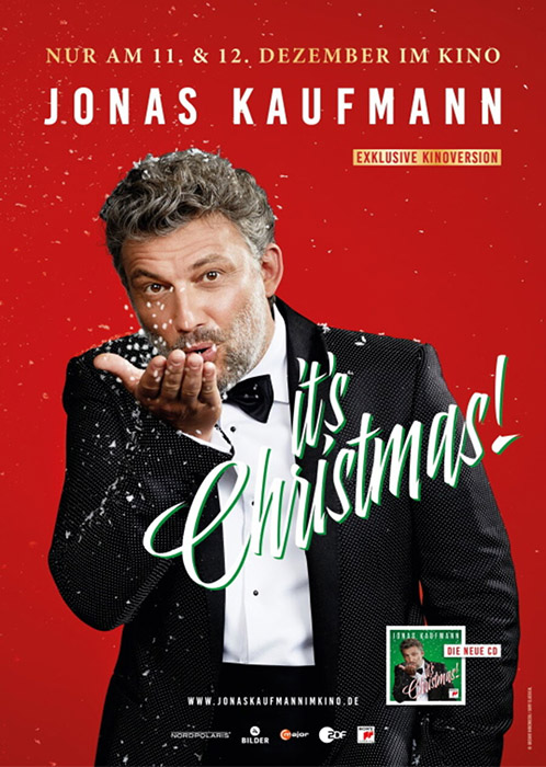 Plakat zum Film: It's Christmas - Weihnachten mit Jonas Kaufmann